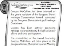 Southampton resident this year\’s Heritage Award recipient