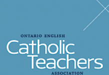Ontario English Catholic Teachers Association holds its first one-day walk-out