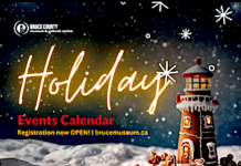 Bruce County Museum – a happening place over the holidays
