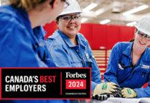 Forbes names Bruce Power as one of Canada’s Best Employers
