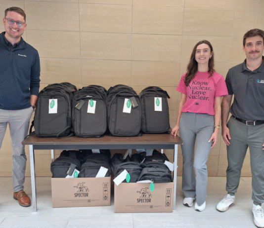 Backpacks donated to Local Skilled Trades Students